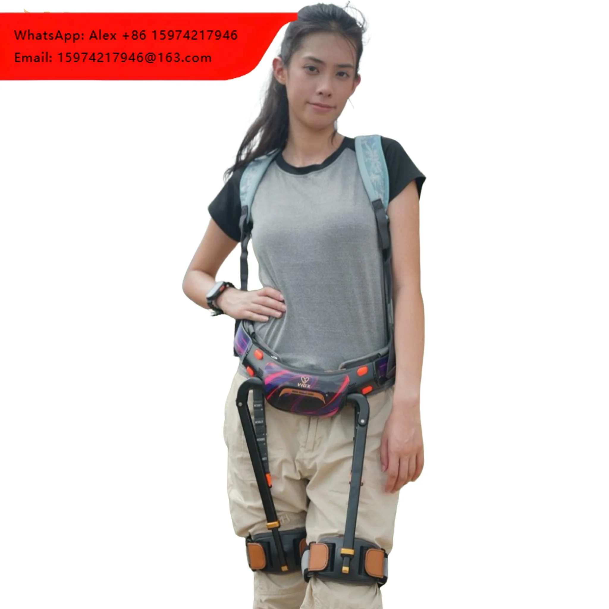 Precision-Controlled Hip Exoskeleton Suit Robotic Leg Assist For Everyday Walking And Hiking