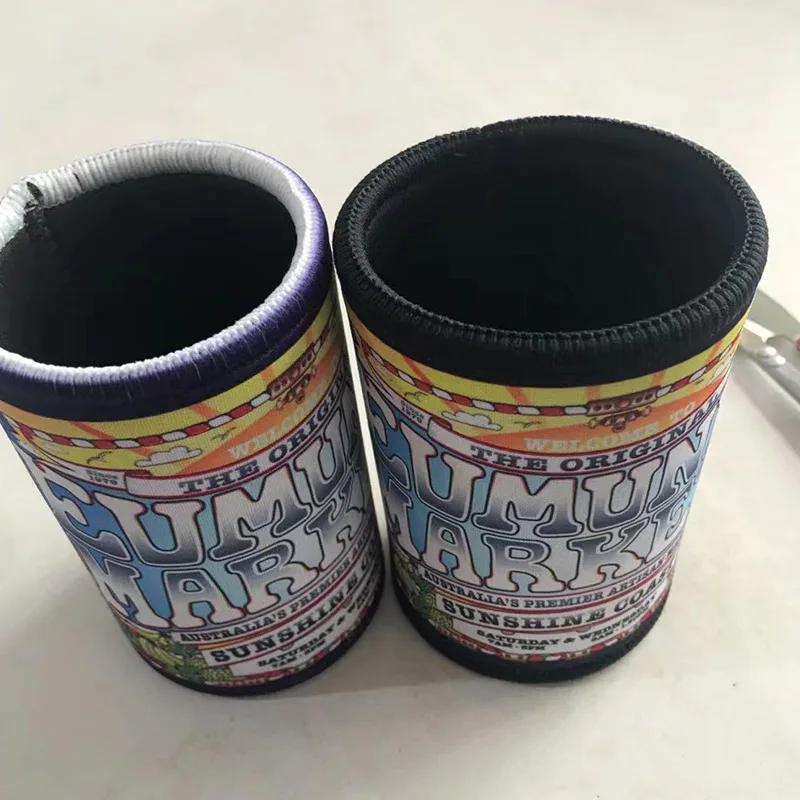 100pcs Stubby Holder Custom With Customer Design Print NeopreneCAN COOLER Picnic Bag For Wine Foods Wedding Gifts  BBQ