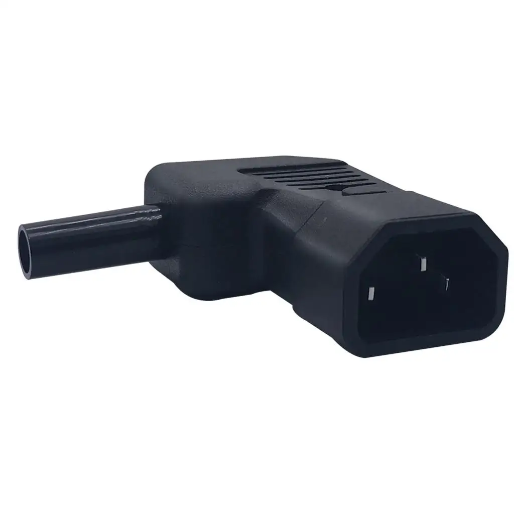 Power IEC320 C14 90 Degree Connector Rewirable 250V 3 Pin Female Plug