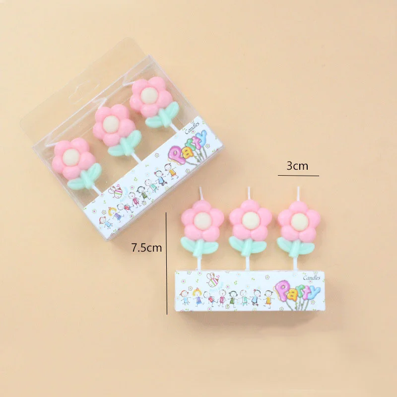 Birthday Decoratinos Candle Surprises Wedding Cake Decoration Flower Candle Girl Sparkles Halloween Home Christening Candles