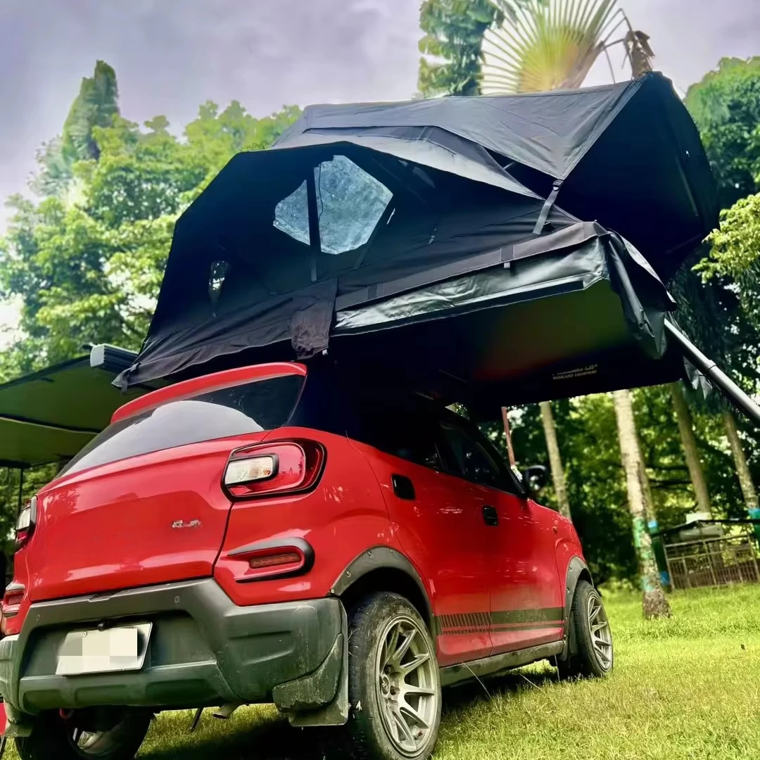 Factory Customized SUV Soft Shell Car Roof Tent Outdoor Camping 2-4 Person Car Roof Tent