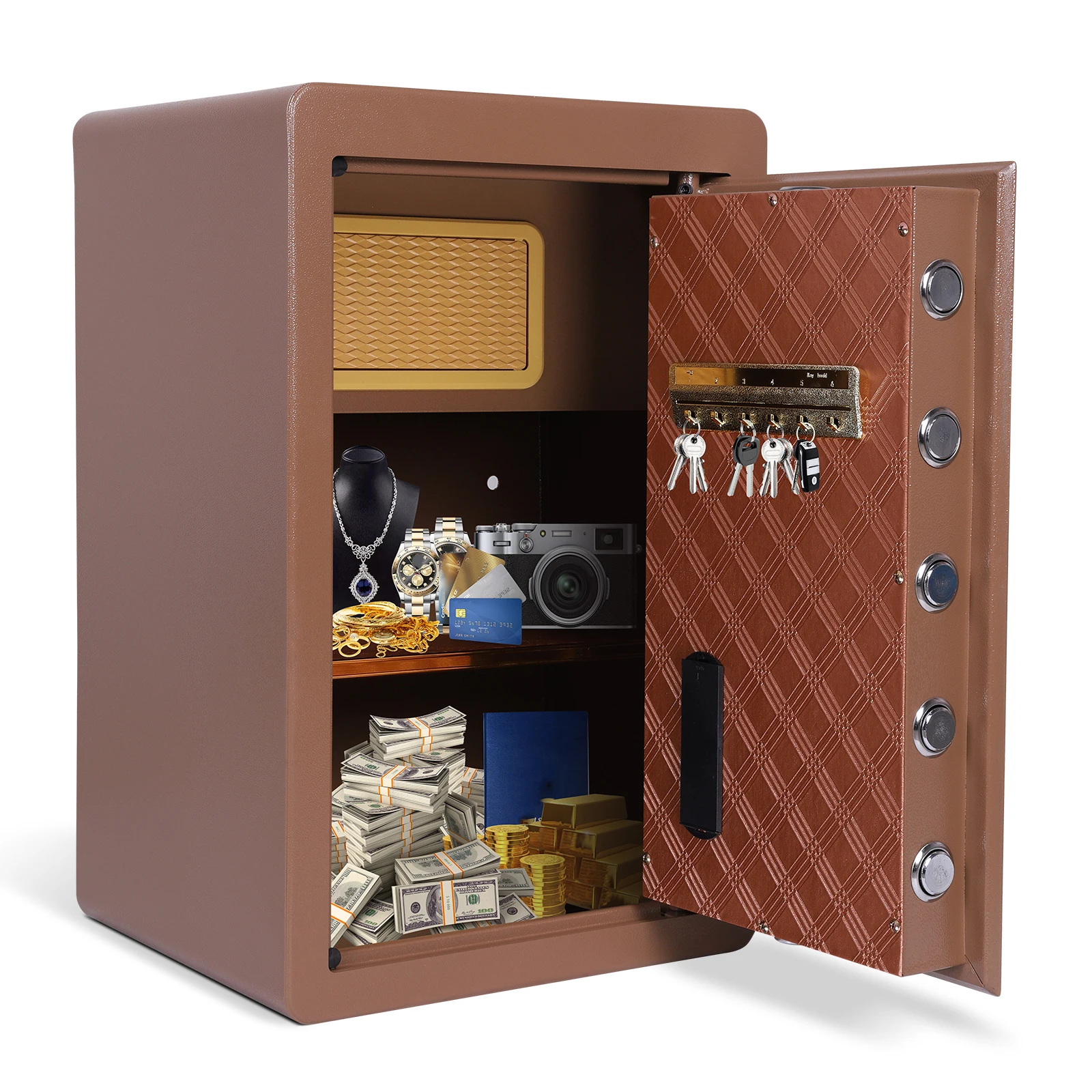 60cm Home Safe Box Smart Alert and Mute Mode Digital Home Security Safe Box for Documents Jewelry Valuables