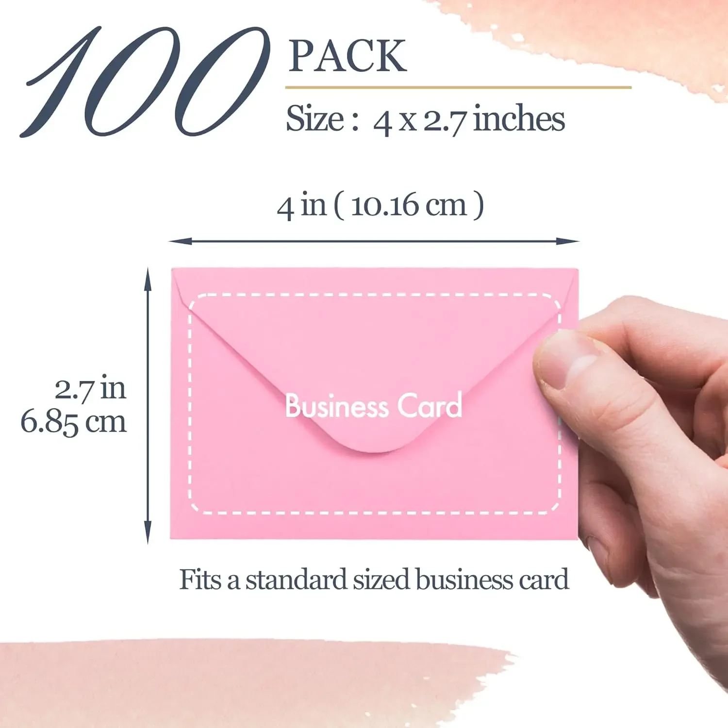 Gift Card Envelopes-Gummed 50-Count Mini Envelopes,Paper Business Card Envelopes,Bulk Tiny Envelope Pockets for Small Note Cards