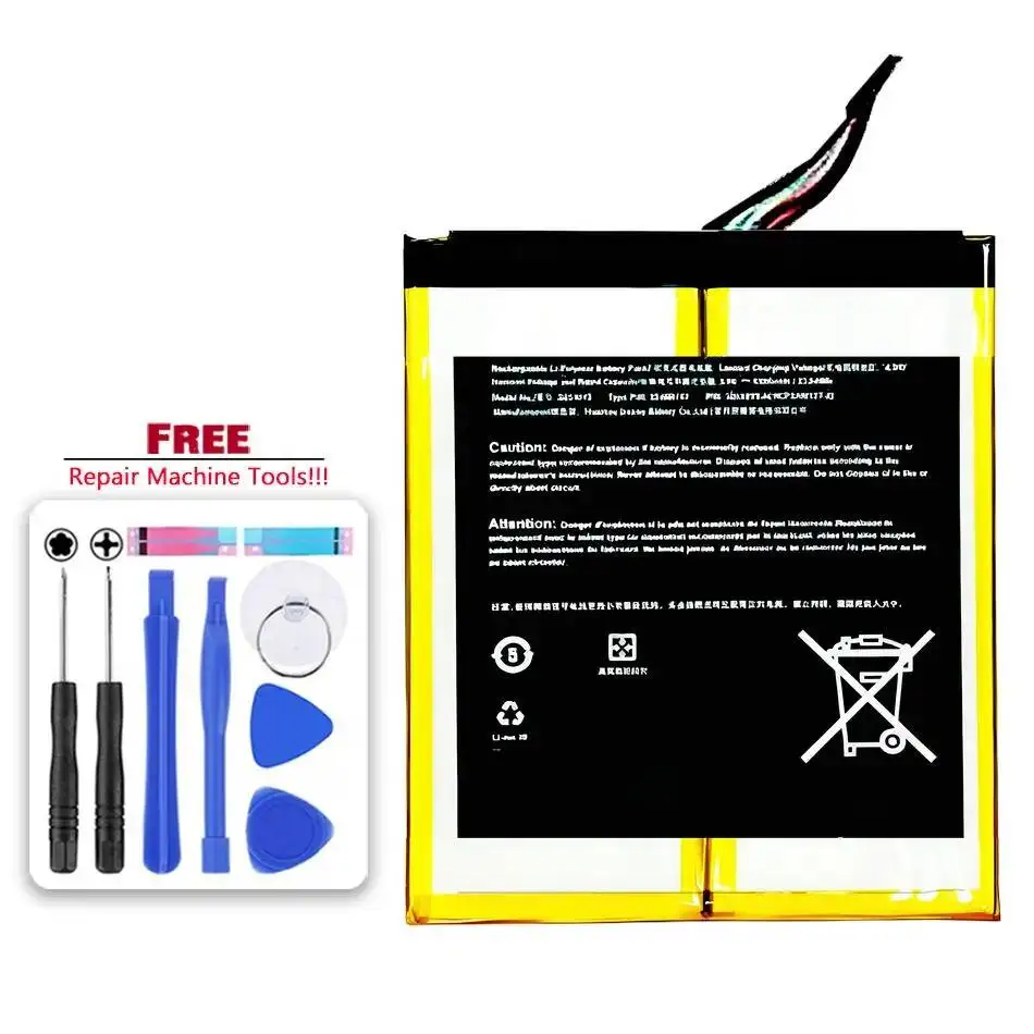 4750mAh-6300Mah Battery MC-31A0B8 26S1015 For Amazon Kindle Kindle Fire HD 10.1 7Th SL056ZE 8 7th Gen 2017 Release SX034QT
