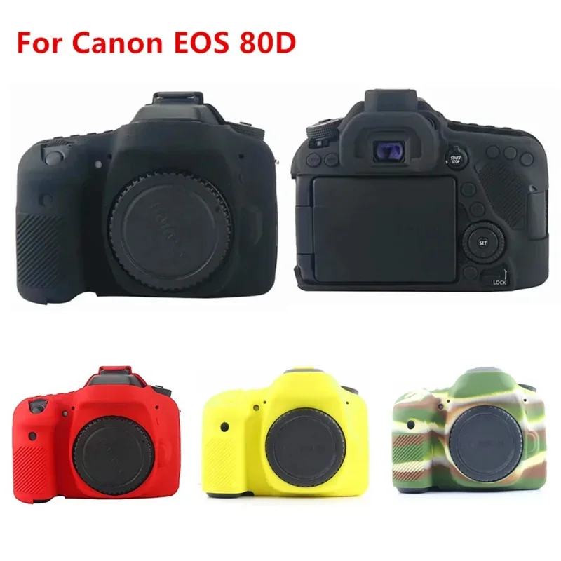 DSLR camera bag For Canon EOS R100 R8 R7 R6 r6ii R5 R10 R50 R RP 70D 80D 2000D T7 soft silicone skin case protective body cover