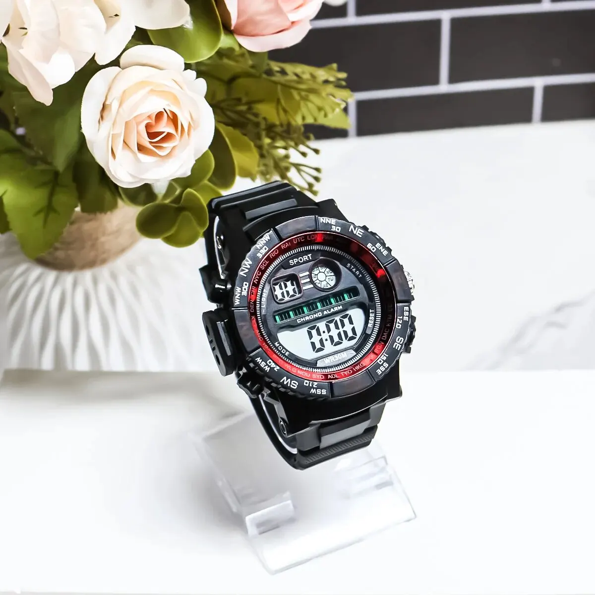 Men's Junior High School Student Handsome Multi Functional Sports Watch