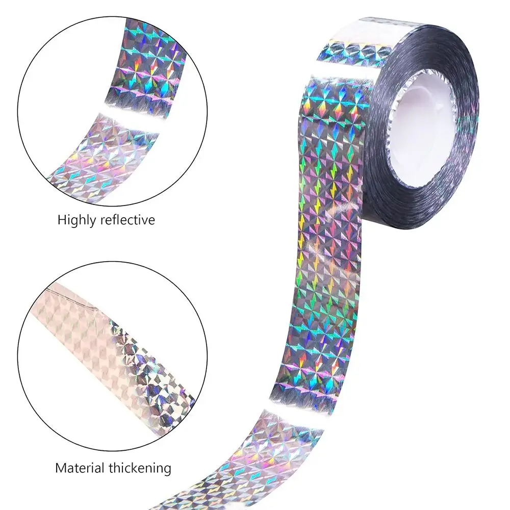 Bird Scare Tape, Bird Flash Woodpecker Pigeon Deterrent Bird Scare Ribbon Repellent Devices Tape Keep Birds Away Outdoor