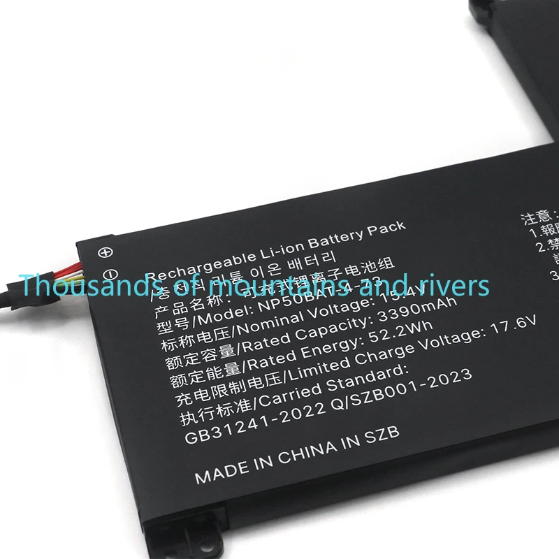 

NP50BAT-4-54 Battery SCUD 6-87-NPSKS-53G00 Li-Polymer 15.4V 3510mAh 54Wh Li-ion Rechargeable Battery Packs