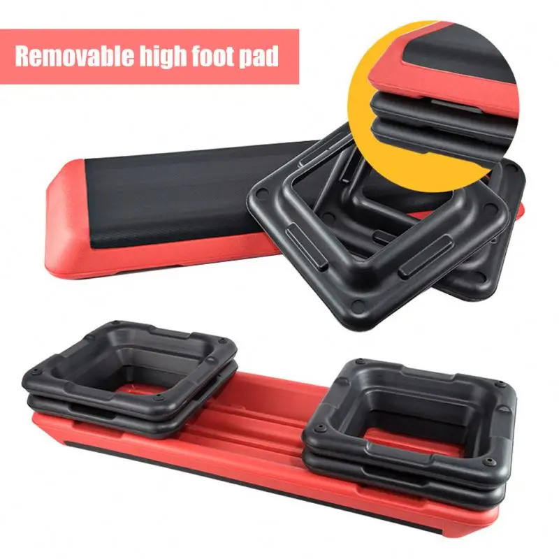 Multifunctional Indoor Training Big Step Aerobics Non-Slip Skin Rhythm Aerobic Fitness Pedal Step Platforms