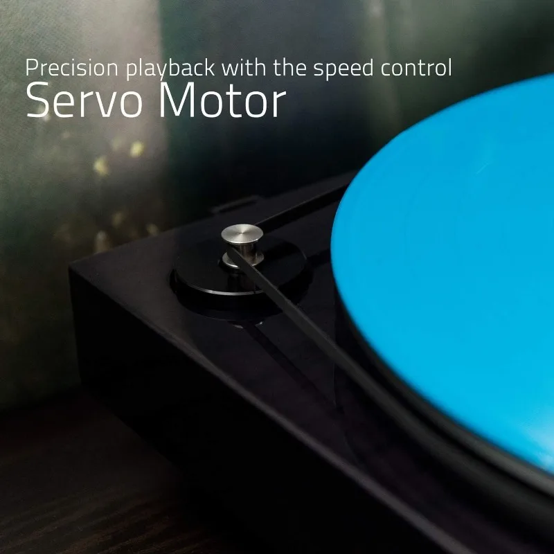 RT82 Reference High Fidelity Vinyl Turntable Record Player with Ortofon OM10 Cartridge, Speed Control Motor