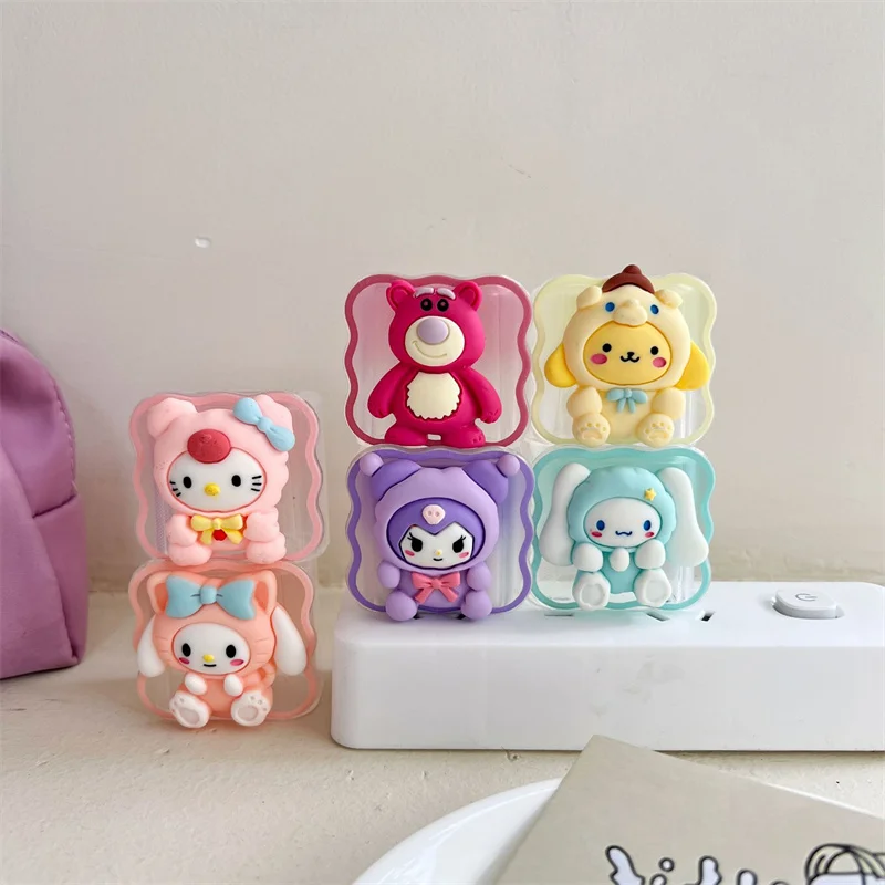 Miniso Sanrio 5Pcs Set Cable Protector for iPhone/iPad 18W/20W Fast Charger Case Cable Management Phone Wire Cord Organizers