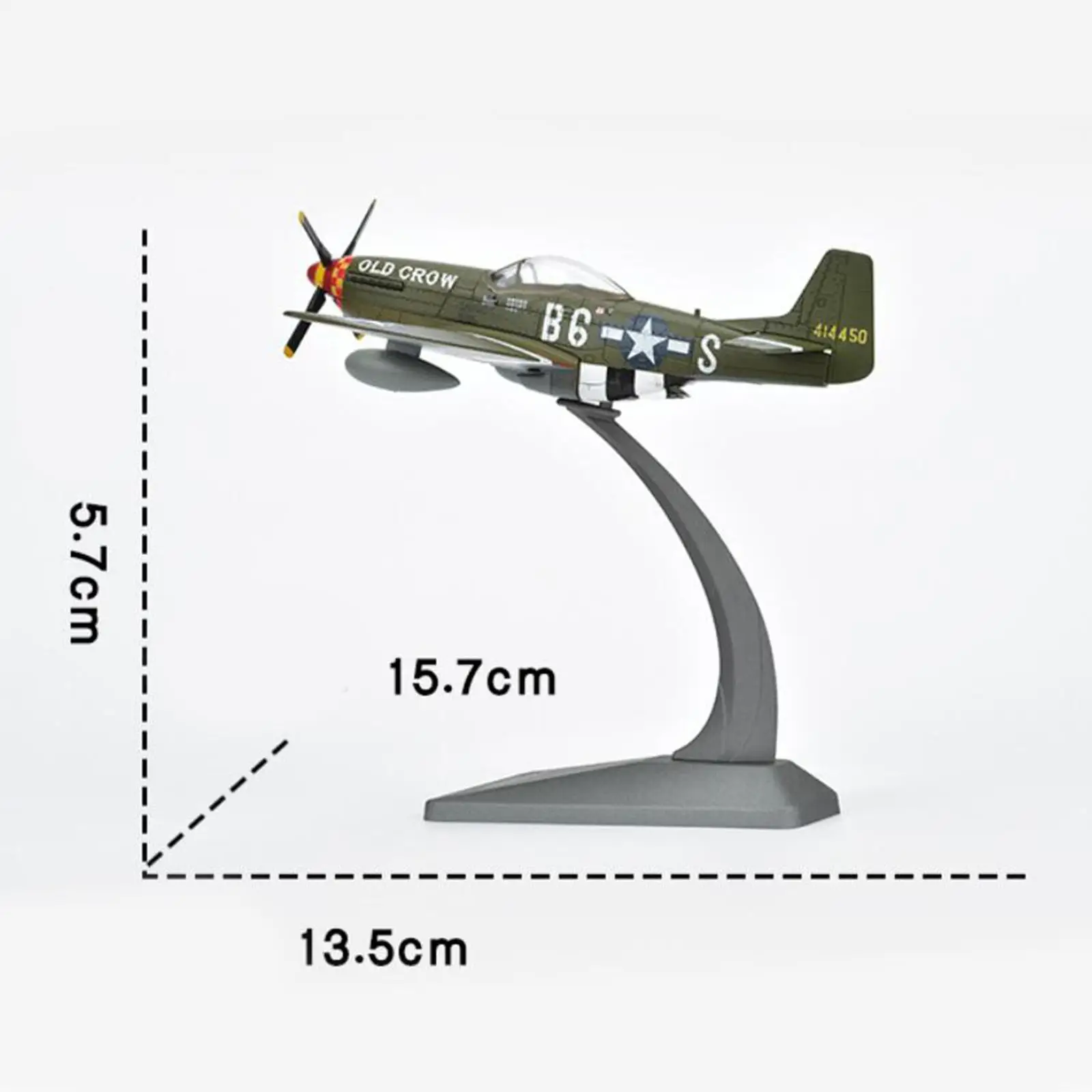 P51b航空シミュレーション航空機モデル、プロ航空、1:72