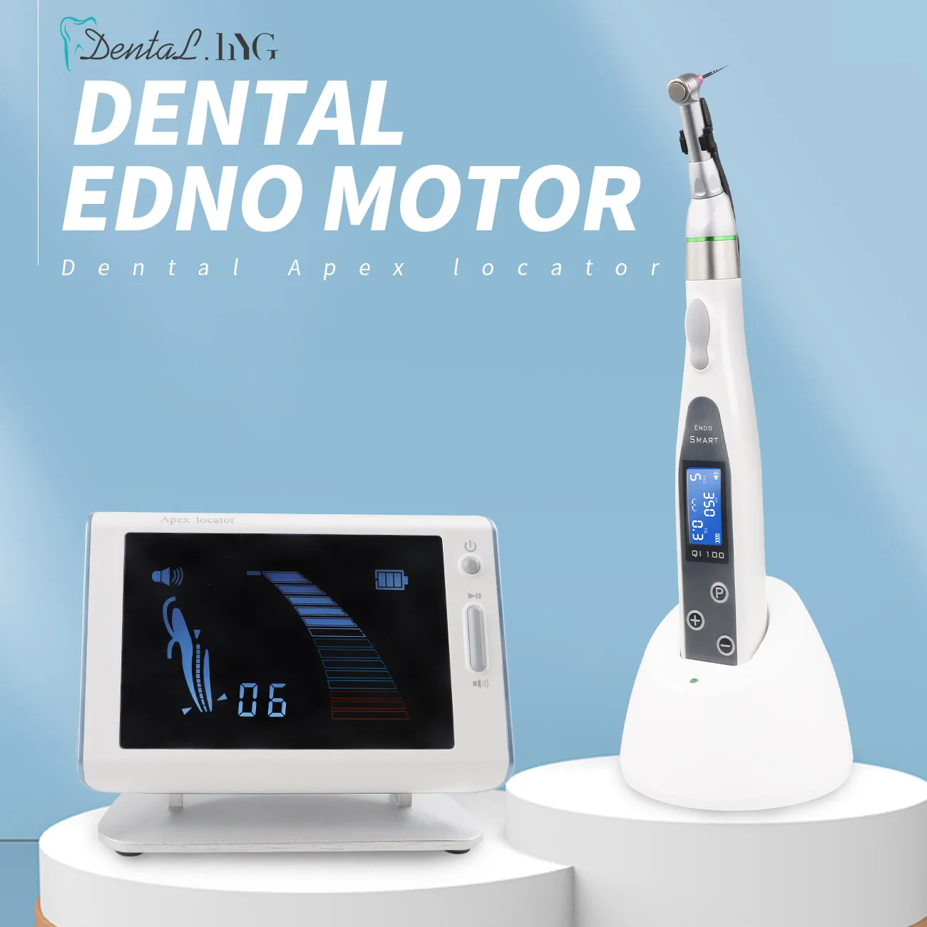 Dental Wireless Endo Motor Smart 16:1 Standard Contra Angle Endodontic Treatment Root Canal Instrument With Dental Apex Locator