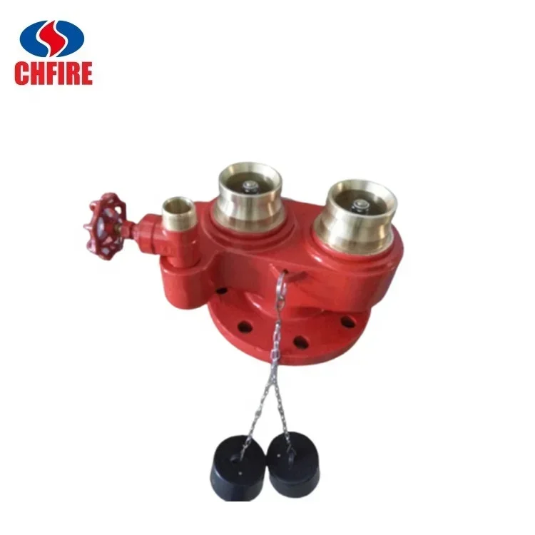Collegamento dei vigili del fuoco a 2 vie Valvola di ingresso siamese per attrezzature antincendio