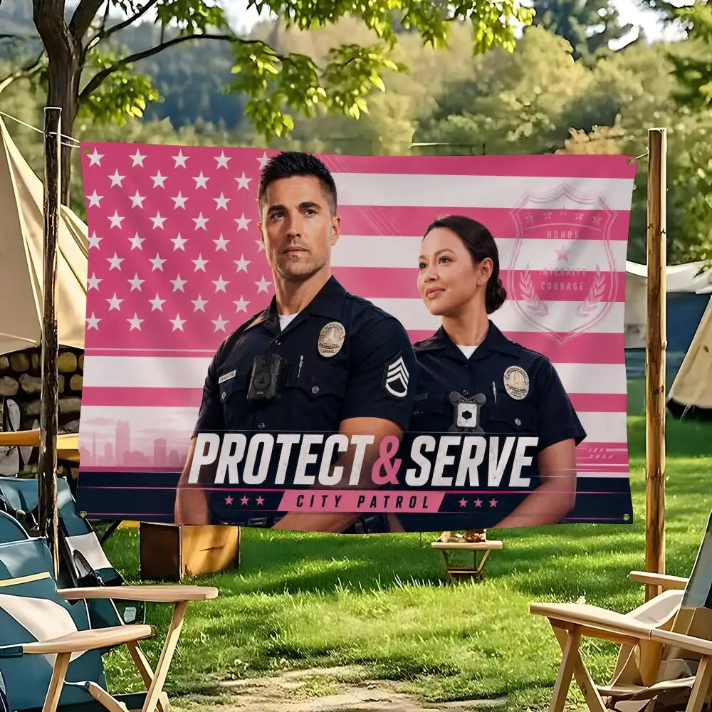 TV Series The Rookie Flags flag For Decoration Outdoor Picnic Hanging Home Camping Party Banner