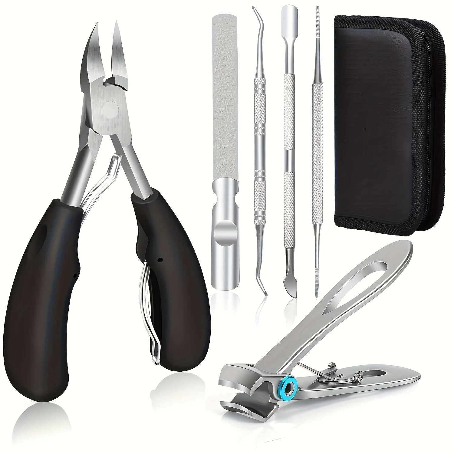 

Stainless steel resin handle eagle beak pliers nail kit, suitable for elderly people with thick and hard nails, no need for elec