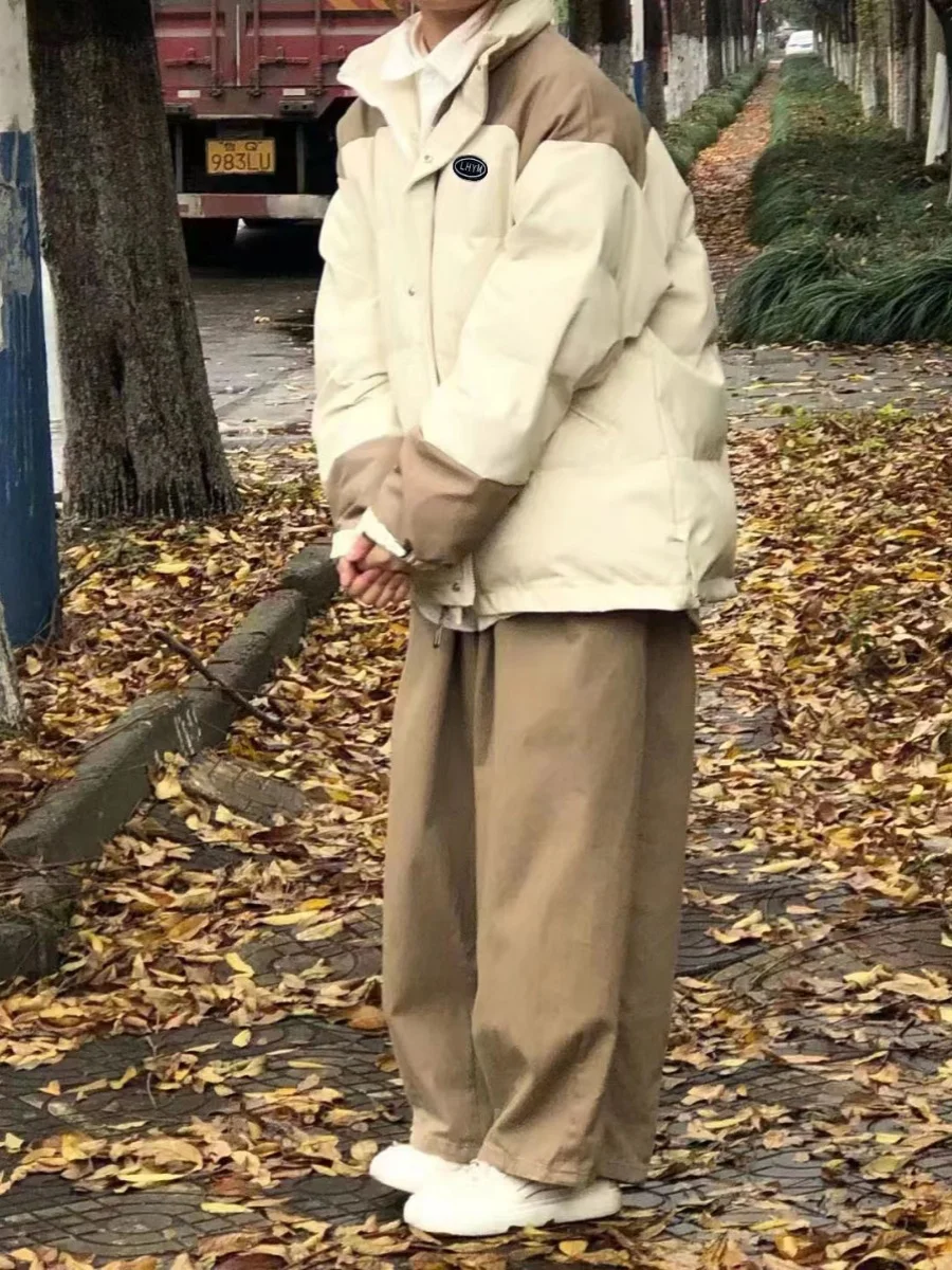 

Korean Hong Kong Sle Thiened Bread Collar Cotton Jaet Women's Winter New College Sle Warmth Cotton Coat Outerwear