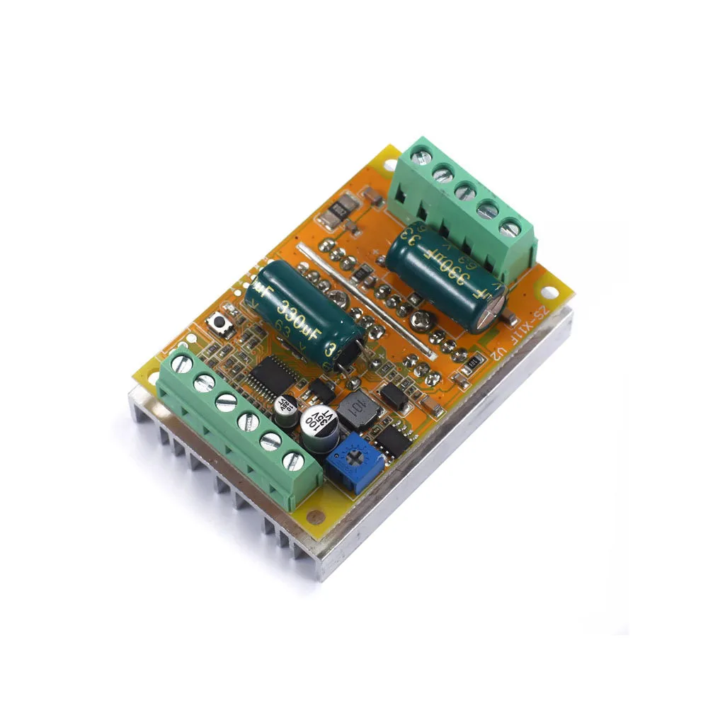 

DC6.5-50V 380W 16A BLDC Three Phase DC Brushless Motor Controller PWM Motor Speed Controller Driver Board without Hall Sensor