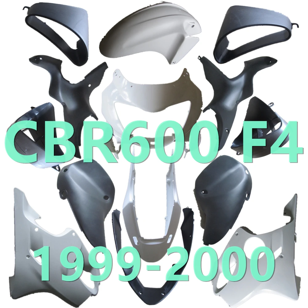 Bodywork Fairing Injection Molding ABS Unpainted Components Cowl Body Plastic Parts For Honda CBR600 CBR 600 F4 1999-2000