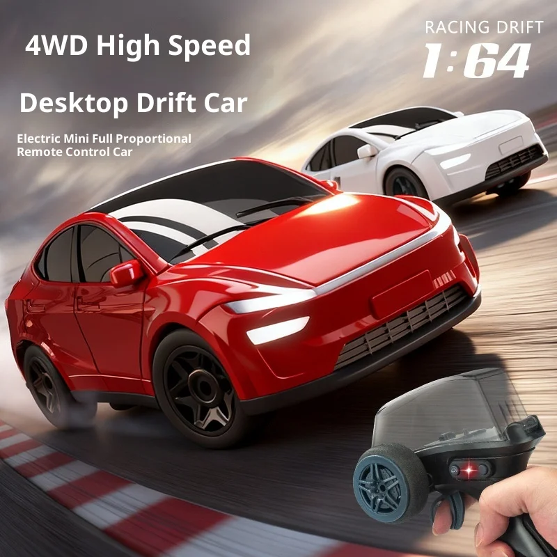 Tsl Remote Control Drift Car 4 Wheel Drive 1 64 Scale Mini High Speed Simulation Sports Car Desktop Racing For Hobby Enthusiasts