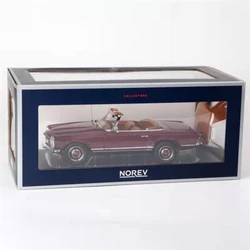 NOREV 1:18 1963 Mercedes-Benz 230 SL Vintage car Simulation Diecast Car Metal Alloy Model Car Children's toys collection gifts