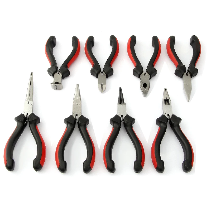Mini Alicate Alicate Diagonal Fio Boca Redonda Curvado Longo Cortador de Nariz de Agulha Artesanato Beading Faça Você Mesmo Pequenas Ferramentas de Jóias