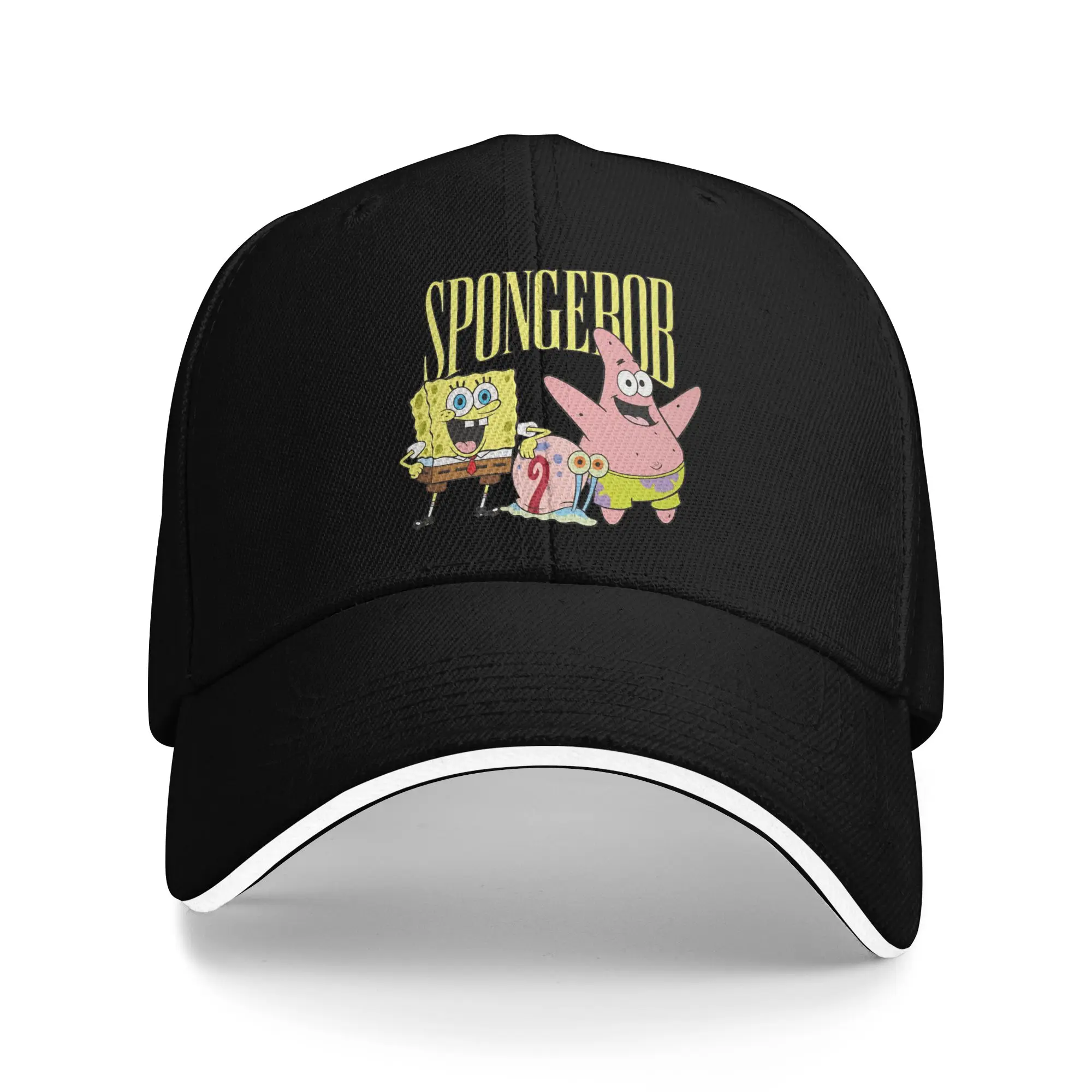 S-Spongebobs Casual Baseball Cap  Tennis Skate Trucker Hat Summer Sunscreen Men Women Street Style Snapback Cap