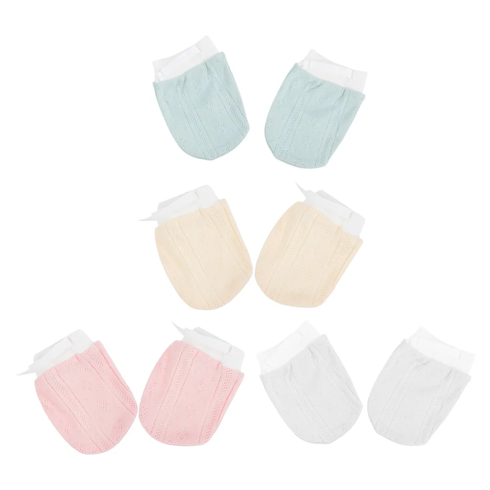 4 أزواج من القفازات المقاومة للخدش، قفازات قابلة للتنفس، قفازات ناعمة ومريحة لحماية البشرة