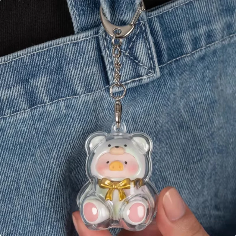 Véritable Lulu The Piggy Teddy Mini série édition limitée Kit de Garage à grains mignon jouet à la mode ascenseur Collection ornement cadeaux