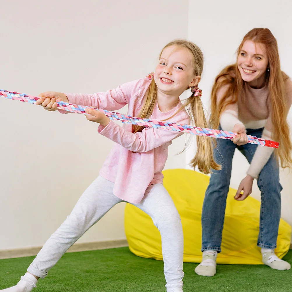 

Soft Touch Tug of War Rope Colorful Wear-Resistant Pulling Cord for Children Group Games Long-Lasting Sports Rope for Party