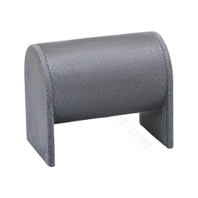 R7UF Jewelry Presentation Pillow Stand with Compact Footprint and Soft-Touch Fabric Cover for Bracelet Counter Display