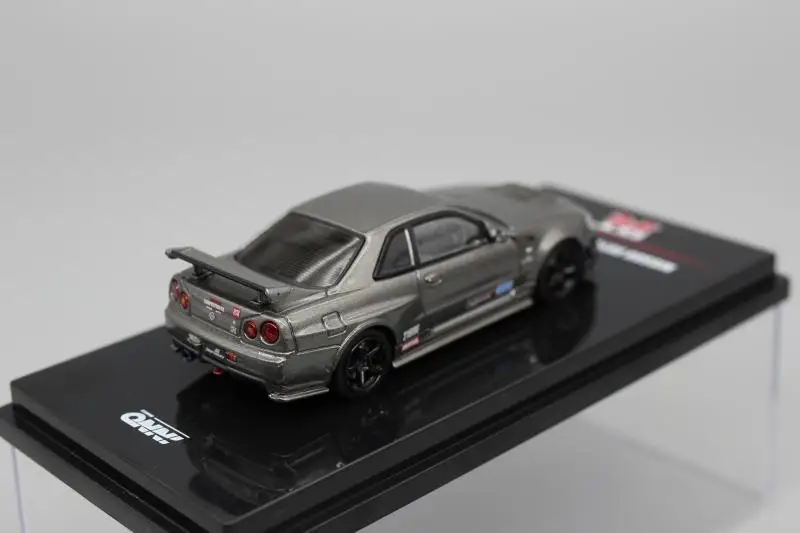 Inno 1:64 nissan Skyline R34GT-R  Collection of die-cast alloy car decoration model toys