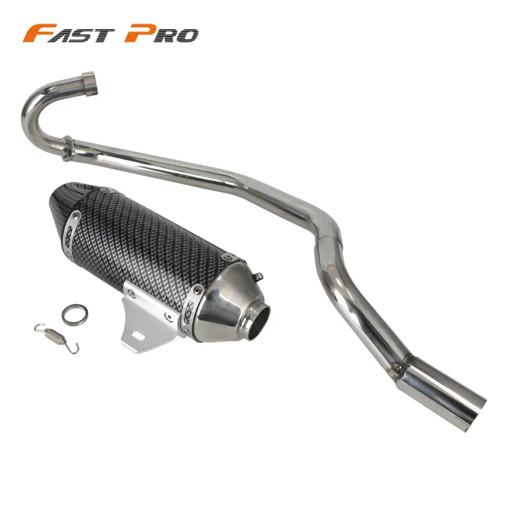 Exhaust Pipe Escape-Pipe Full System Motorcycle Accessories For Kawasaki KLX110 KLX 110 KLX110L KLX 110L 2012-2023 2024 Aluminum