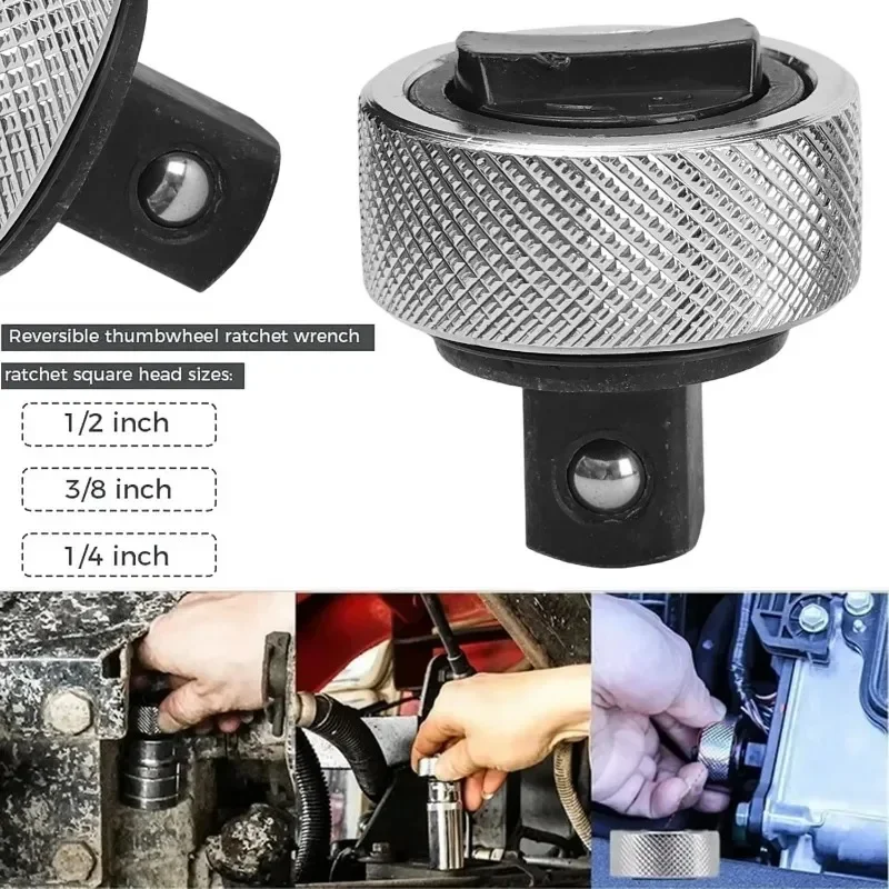 Металлический привод, набор ключей с трещоткой для ладони, мини-трещотки для пальцев, двусторонний короткий ключ для большого колеса, короткие головки, инструменты для ремонта водителя