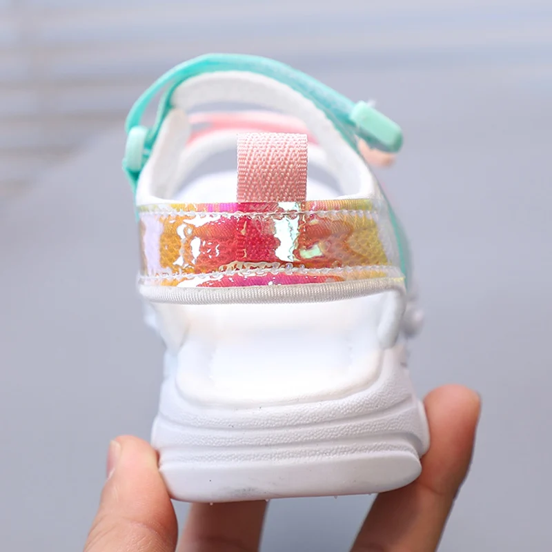 Baby Girls Sandals Infant Summer Beach Shoe Casual Non-Slip Outdoor Soft Bottom Shoes