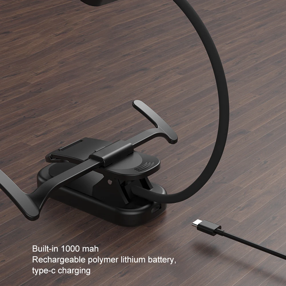 LED Music Stand Light with Flexible Neck Clip On Reading Light Touch Stepless Dimming Clip On Book Lamp for Piano Sheet Music