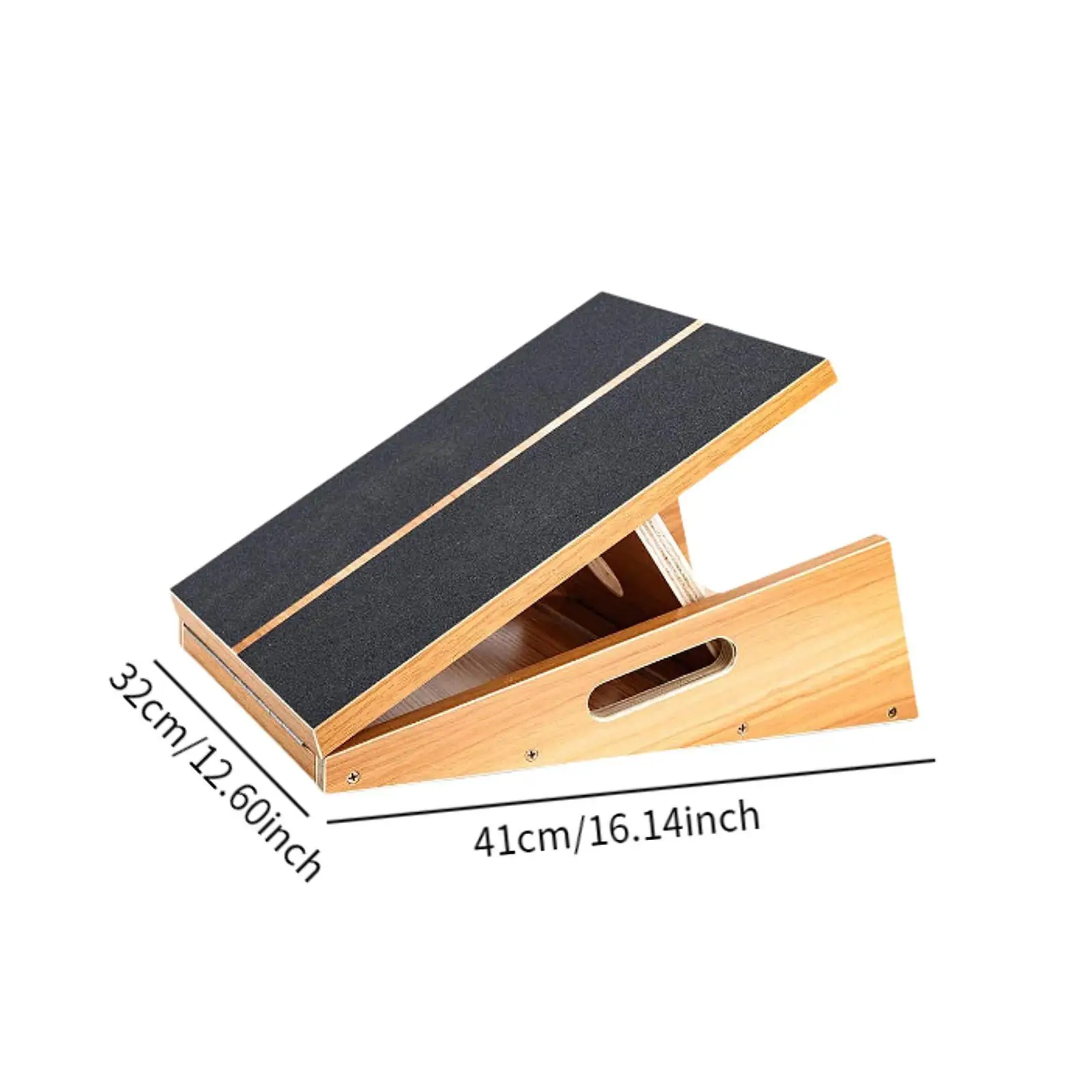 Slant Board Kalf Brancard Squat Wedge Gevouwen Trainingsapparatuur Antislip Houten Voet Helling Board Stretch Board voor training