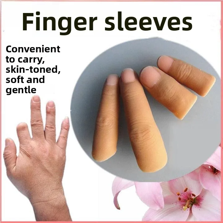 

Silicone Finger Prosthetic Thumb Protector Model Life-Like Fake Finger Tip for Amputees Disabili Aid Hand Protection