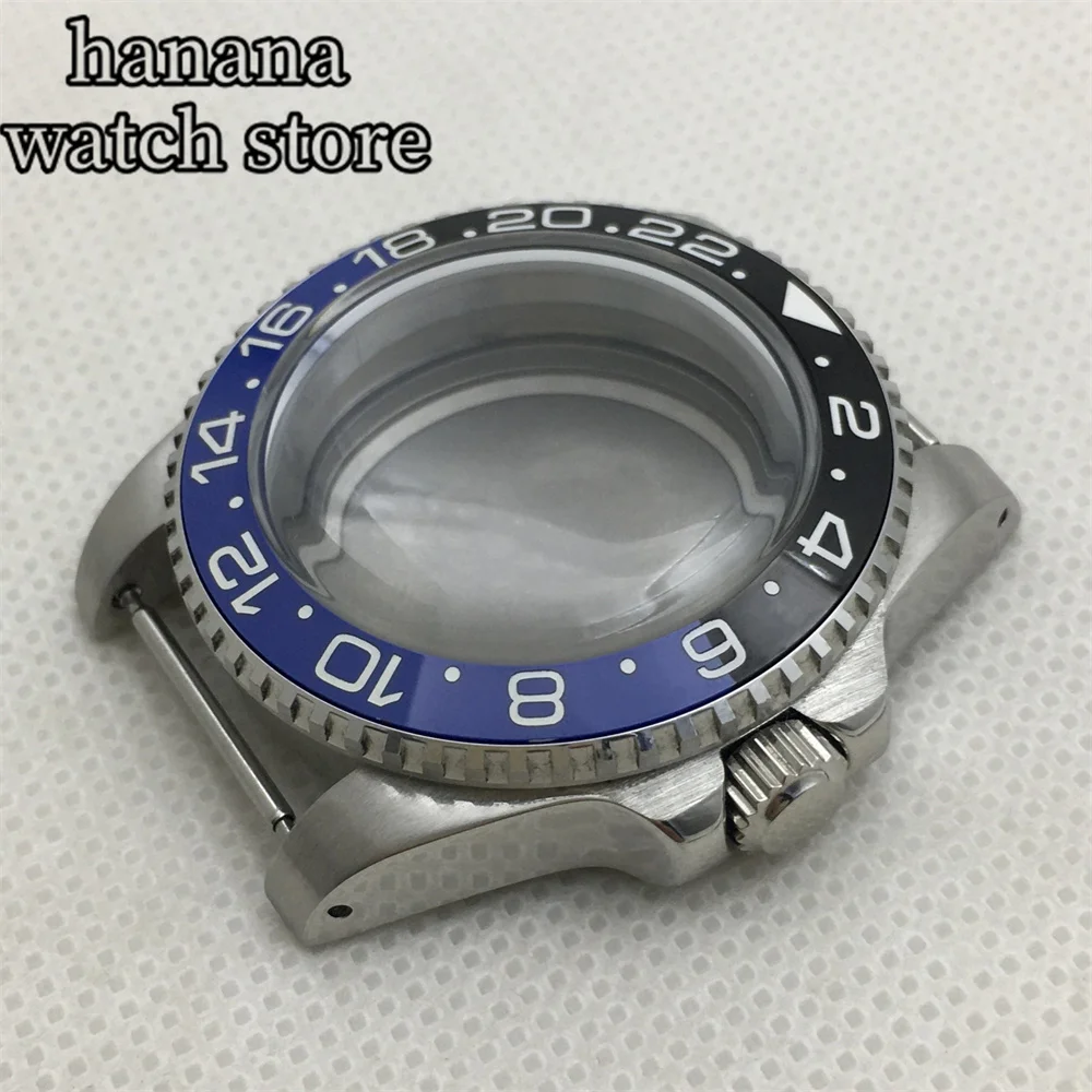 BLIGER Vintage 40MM Dome Acrylic Glass case Ceramic luminous bezel for NH34 NH35 NH36 ETA 2824 PT5000 movement