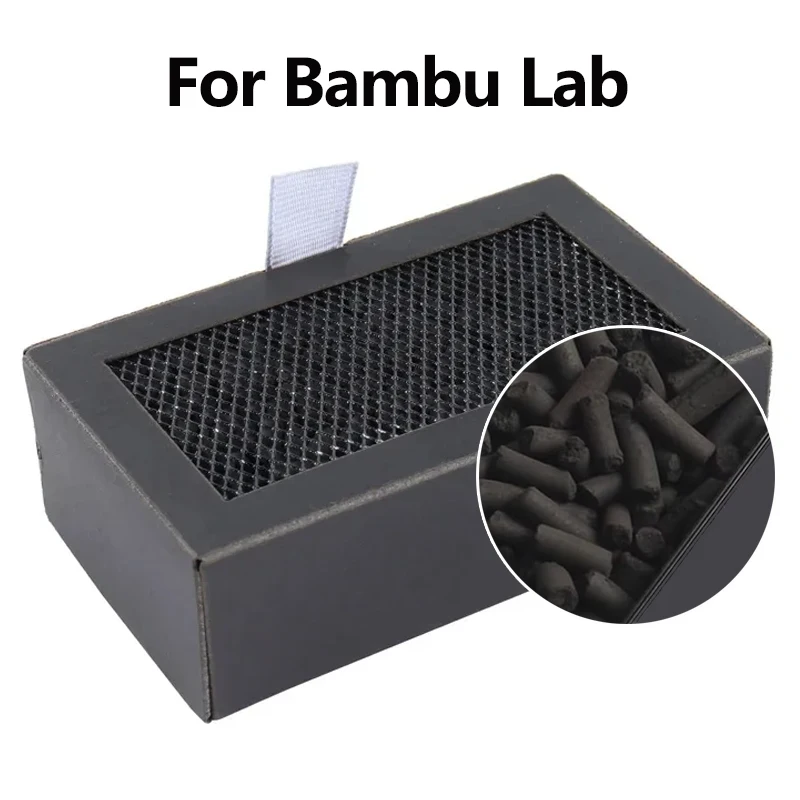 Bambu Lab 활성탄 필터 교체용 공기 청정기 필터, 3D 프린터 부품, BambuLab X1 X1C P1P P1S 필터