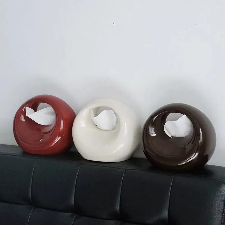 

Украшения для сумочек, гостиная, высококачественная легкая роскошная керамика, милые ящики для бумаги, домашние коробки для салфеток