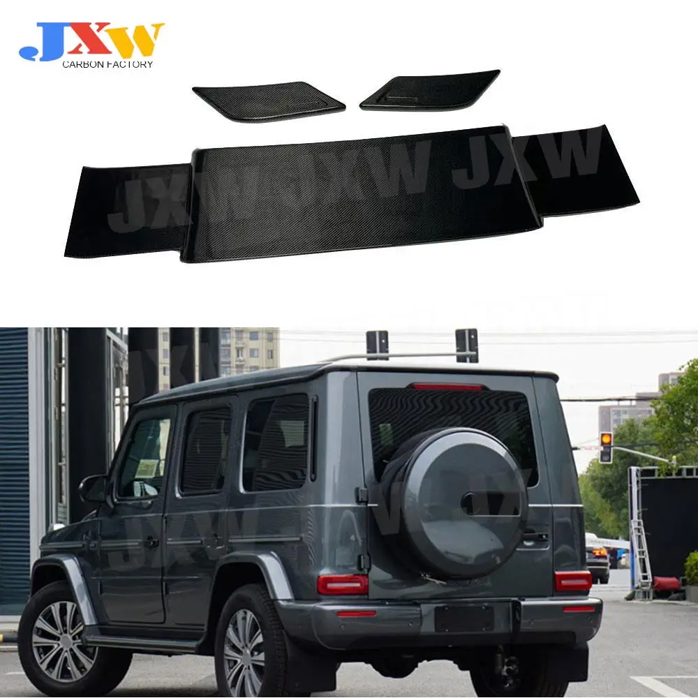 

G Class Carbon Fiber Rear Roof Spoiler Wing Lid for Mercedes-Benz G CLASS W464 G500 G550 G900 G63 2019-2021 Auto Car Styling