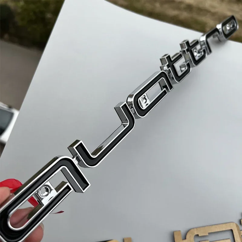 ABS Car Front Grille Emblem for Audi Quattro Logo RS6 RS7 A6 A3 A4 A5 A7 A8 Q3 Q5 Q7 RS3 RS4 RS5 Badge Exterior Accessories
