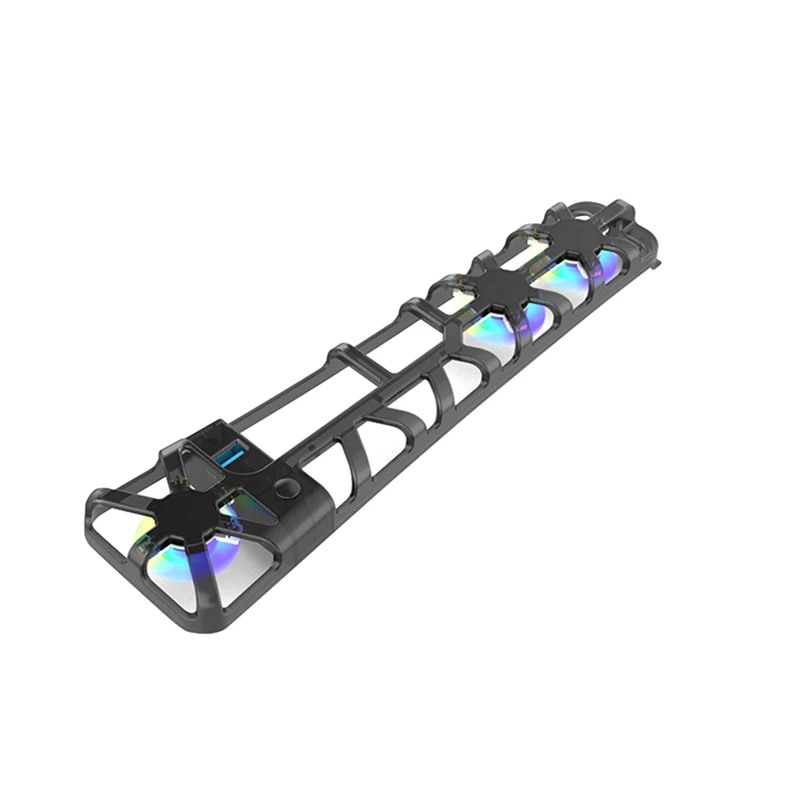 

Hot-For PS5 PRO Cooling Fan For Playstation 5 PRO Disc Edition Digital Edition USB 3.0 Port And With RGB Lighting