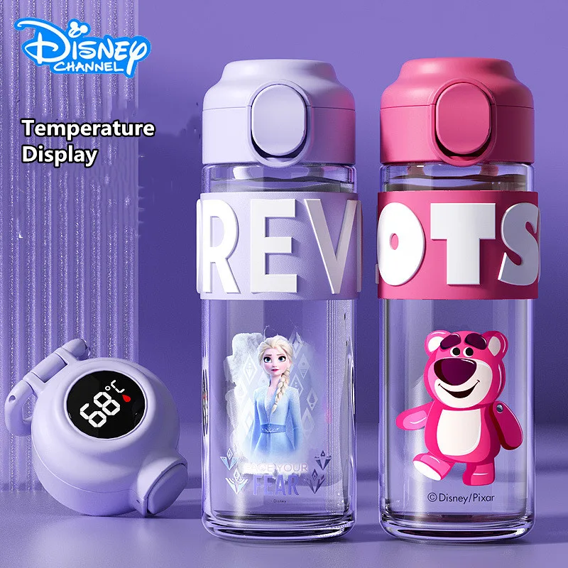 Disney Frozen Summer Water Cup For Boys Girls Mickey Spider Man Water Bottle Direct Cup Tritan Portable Plastic Drink Bottles