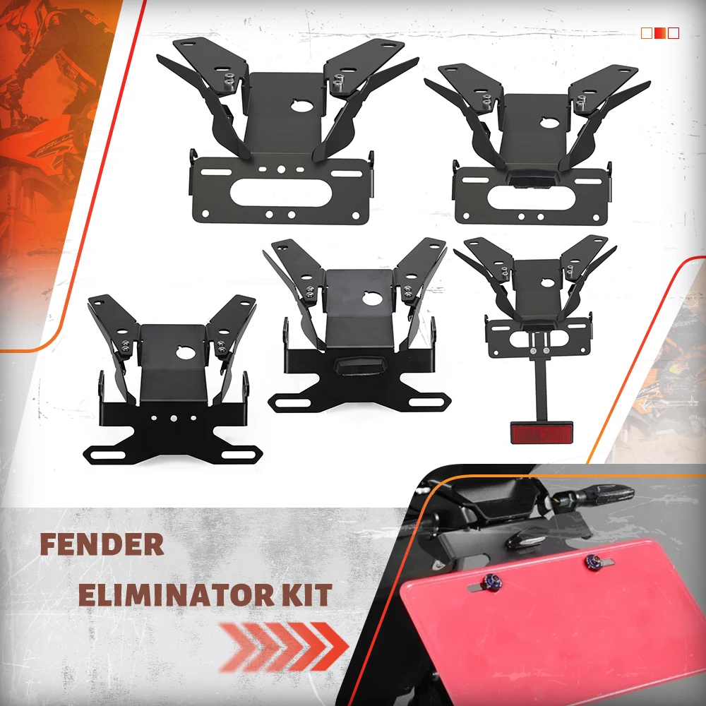 

For HONDA XADV 750 Motorcycle Accessories CNC Tail Tidy Fender Rear Bracket License Plate Frame Holder Parts 2021 2022 2023 2024