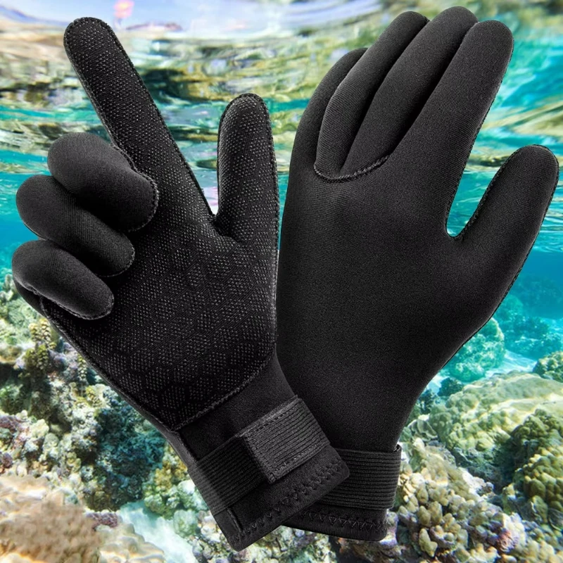 

3mm Wetsuit Gloves Thermal Anti Slip Neoprene Gloves Surfing Gloves Spearfishing Swimming Rafting Kayaking
