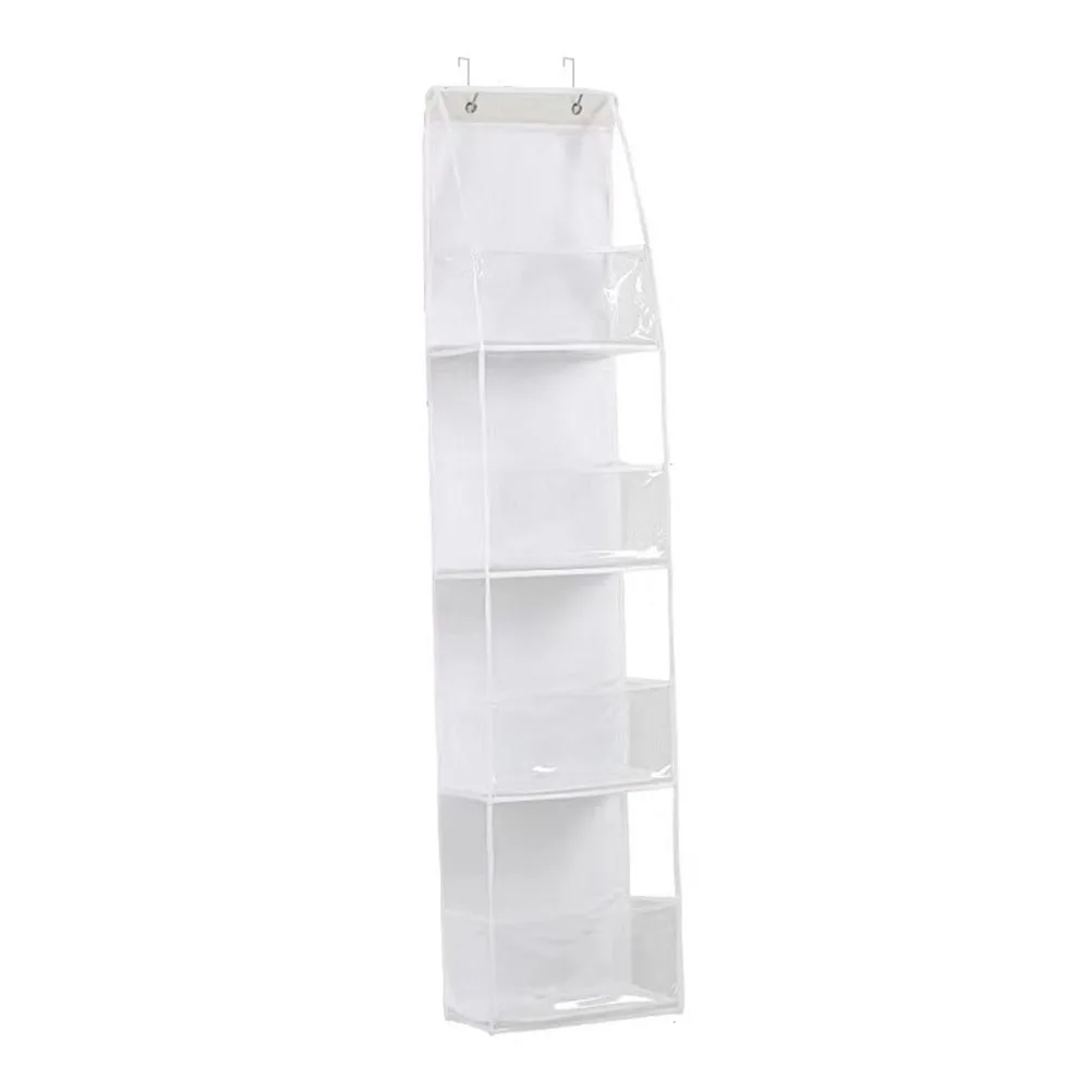 Functional Swing-Proof Door Organizer with PVC Transparency and PP Board Support for Pantries Laundry Rooms and Closets