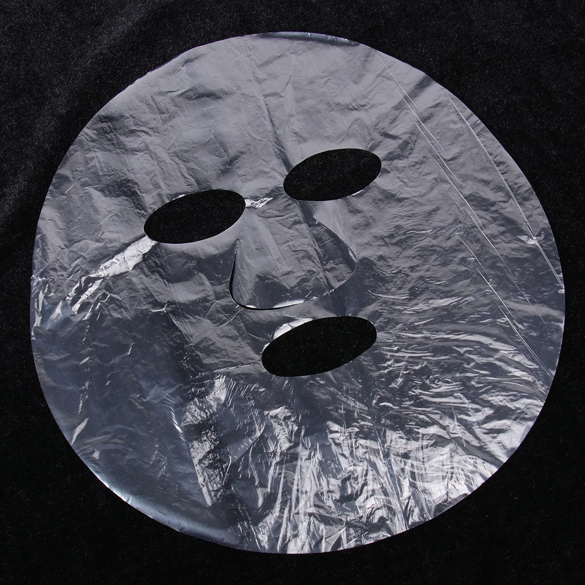 100 قطعة من رقع قناع الوجه للاستعمال مرة واحدة من البولي ايثيلين، أوراق قناع الوجه البلاستيكية، أدوات العناية بالبشرة ذاتية الصنع لسهولة ومريحة