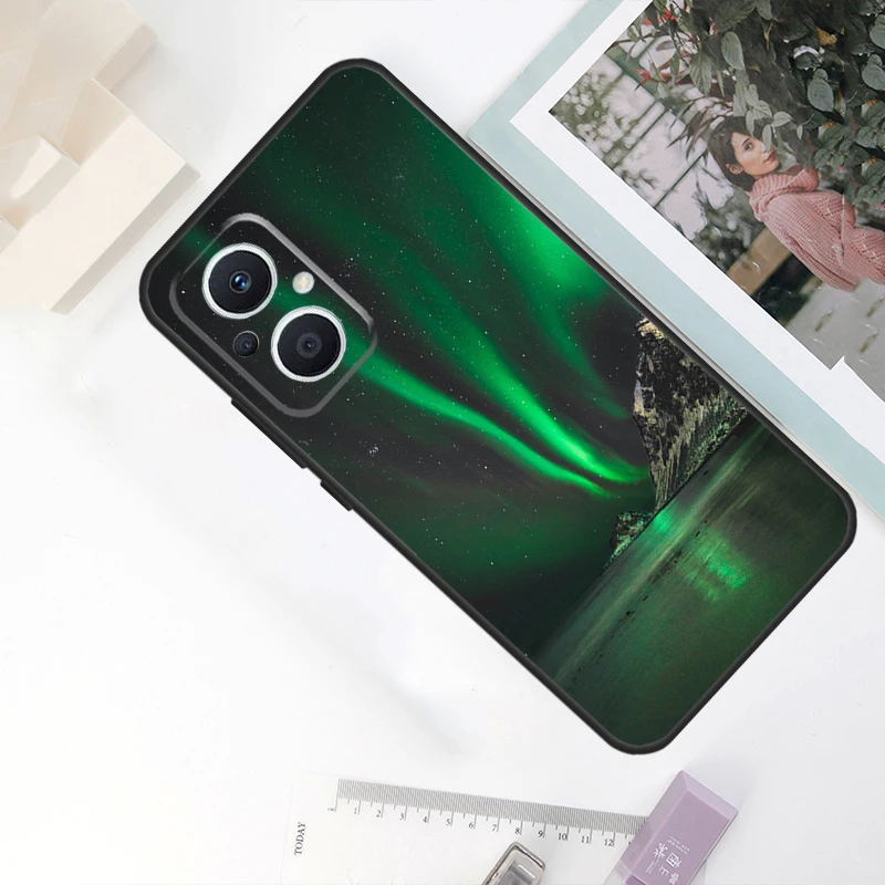 Northern Lights Case For OPPO Reno 8T 4Z 5Z 11F 10 Pro 4 5 6 8 7 Lite OPPO Find X6 X5 Pro X2 X3 Neo Cover